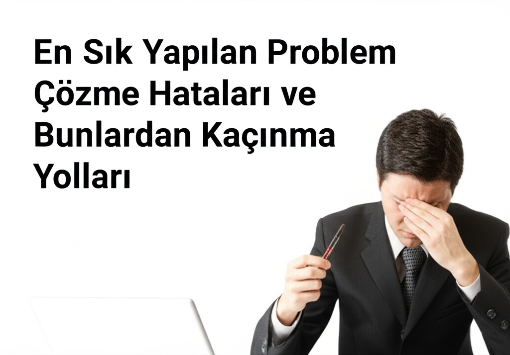 En Sık Yapılan Problem Çözme Hataları ve Bunlardan Kaçınma Yolları.