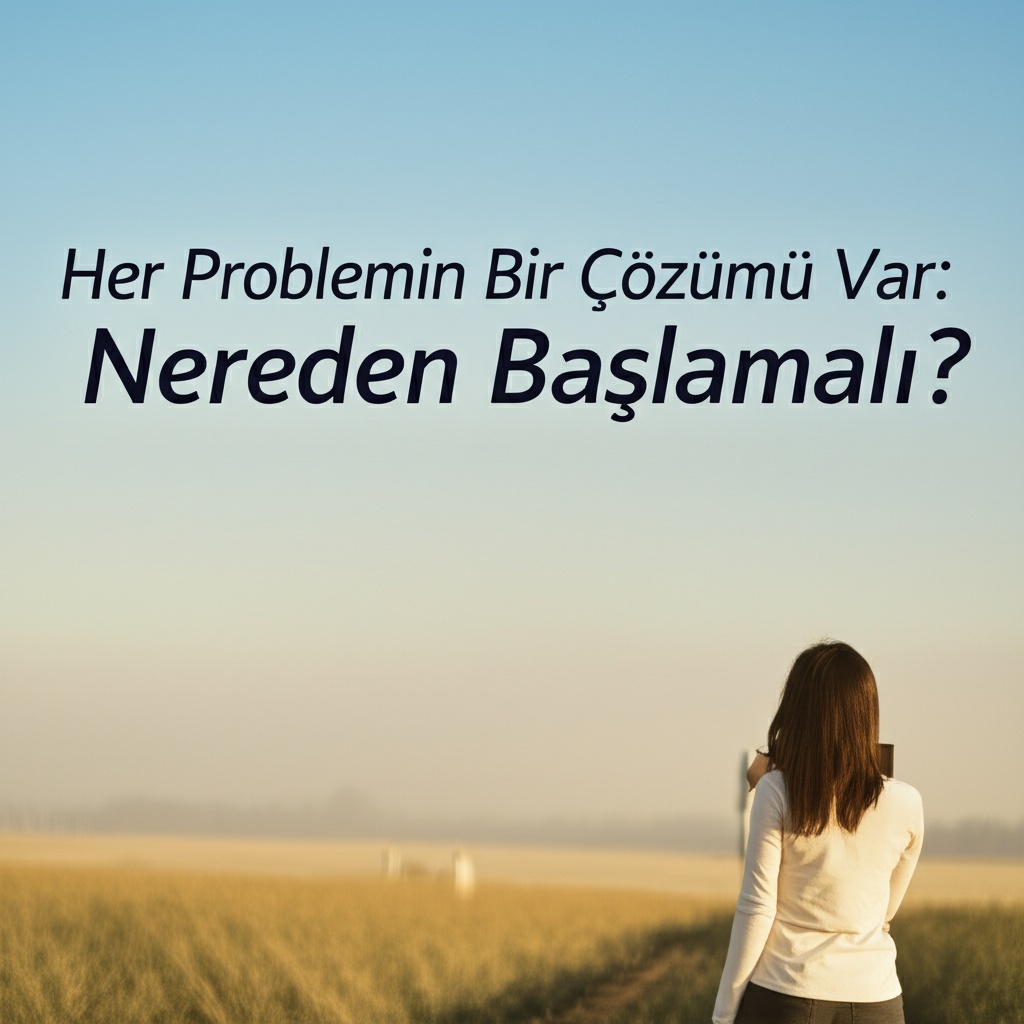Her Problemin Bir Çözümü Var: Nereden Başlamalı?