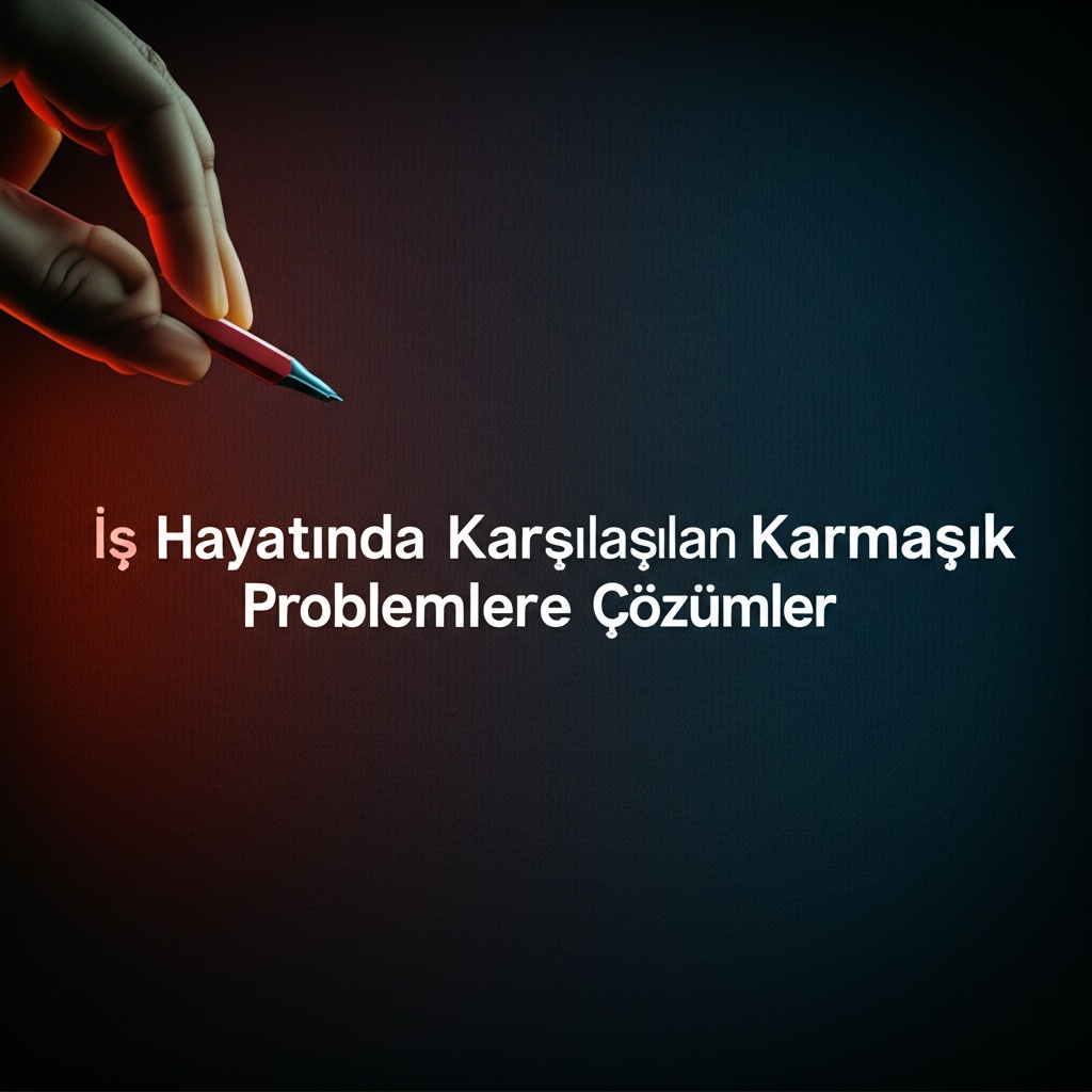 İş Hayatında Karşılaşılan Karmaşık Problemlere Çözümler.