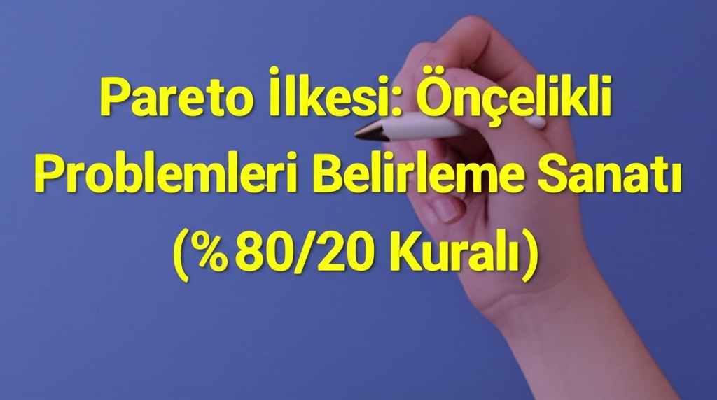 Pareto İlkesi: Öncelikli Problemleri Belirleme Sanatı (%80/20 Kuralı).