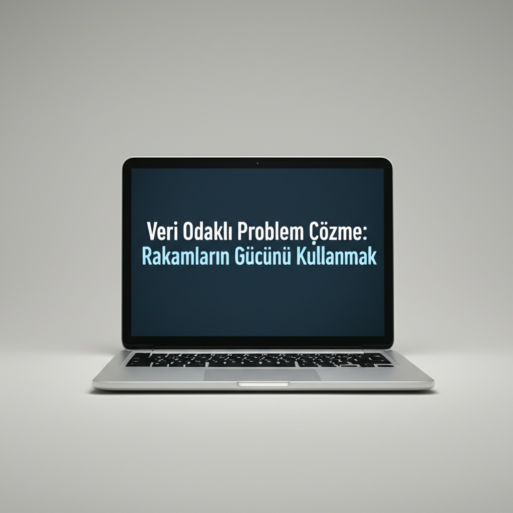 Veri Odaklı Problem Çözme: Rakamların Gücünü Kullanmak.